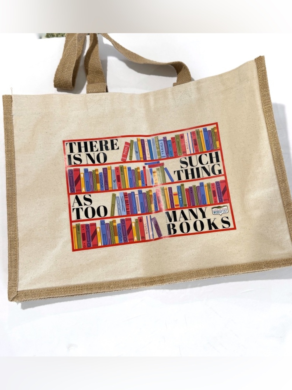 Reading Book Lover Tote There Is No Such Thing As Too Many Books Shopping Bag